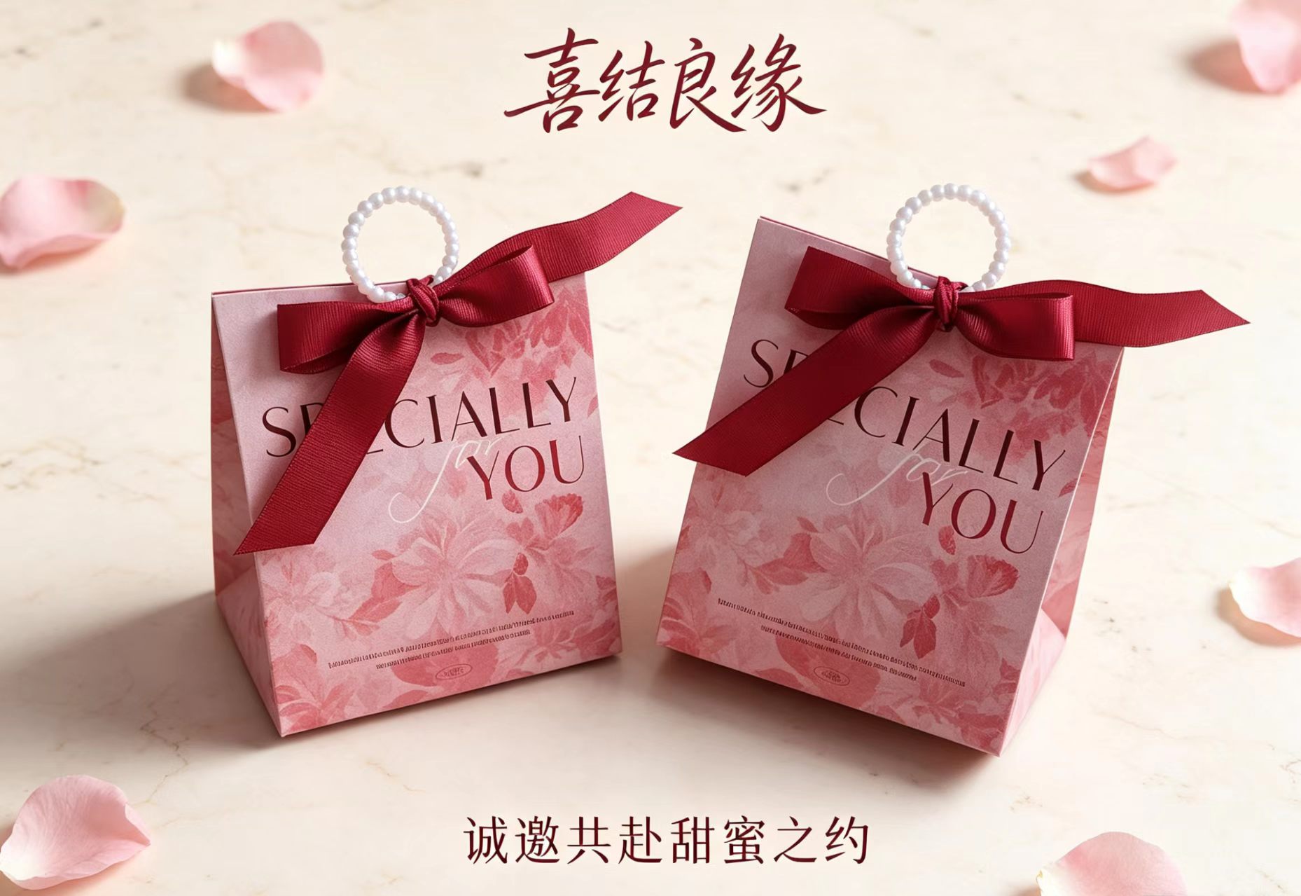喜结良缘花卉伴手礼